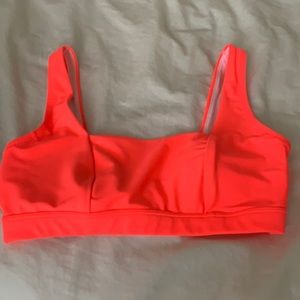 Old Navy Bikini top. Fluorescent orange.